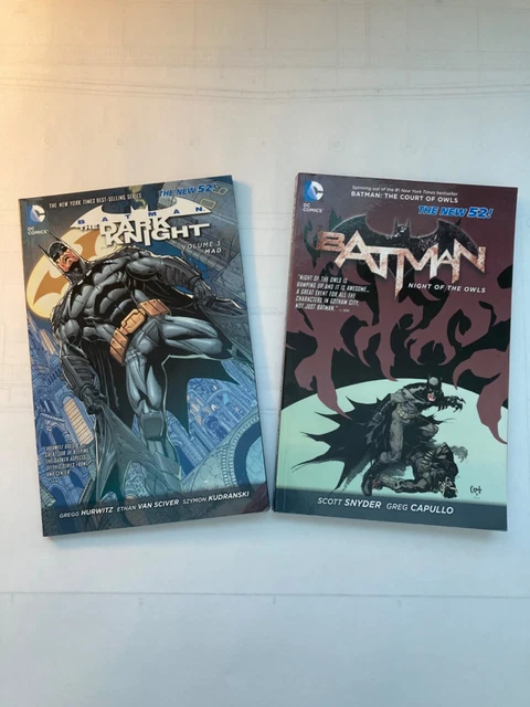 BATMAN Night of the Owls and BATMAN Dark Knight MAD Vol. 3 - TPB - LOT of 2