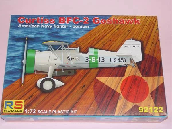1/72 Rs Model Rice Navy Carrier-Based Bomber Curtis Bfc-2 Goth Hawk