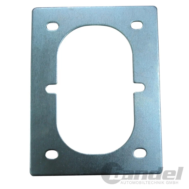 GEGENPLATTE ZU ZURRMULDE DOPPELT LADUNGSSICHERUNG ANHÄNGER ZURRÖSE 125 x 165mm