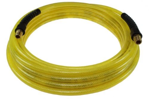 PFE40254TY Flexeel Reinforced Polyurethane Air Hose, 1/4-Inch ID, 25-Foot Len...