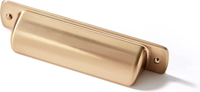 10 Pack 3" Drawer Pulls Champagne Bronze Cabinet Cup Pulls Kitchen Hardware Cabi