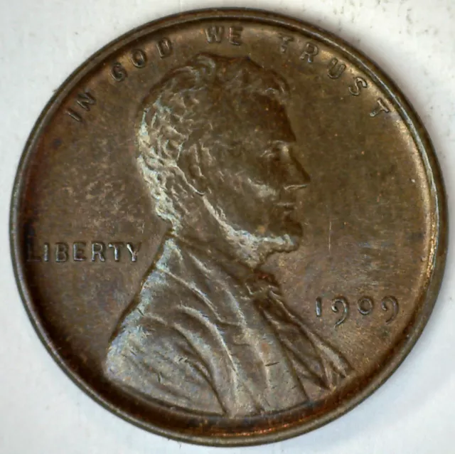 1909 Lincoln Wheat Cent Coin Almost Uncirculated 1c US Penny