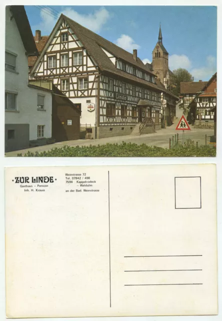 14360 - Kappel Rodeck - Waldulm - Gasthaus Zur Linde - old postcard