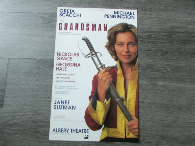 Great Scacchi & Michael Pennington in the GUARDSMAN Albery Theatre Poster