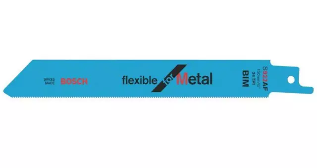 10 X Bosch Hoja de Sierra Calar S 922 Af , Flexible para Metal