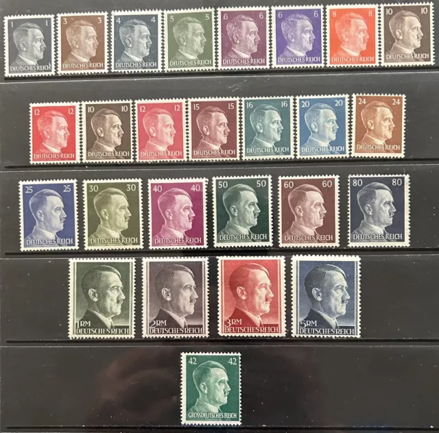 Germany Third Reich 1941-1944 Effigies of Hitler MNH/MH