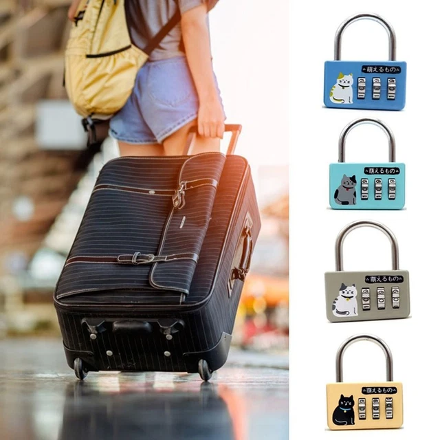 RANDOM COLOR 3 Digit Password Lock Antitheft Backpack Zipper Lock Travel EUR 5,40 PicClick FR