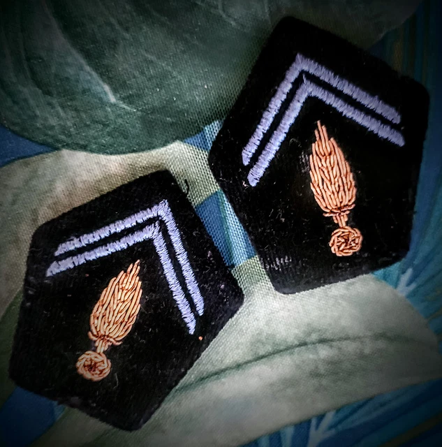 Insigne Tissu Pattes De Col Douanier – Militaria Français Occasion