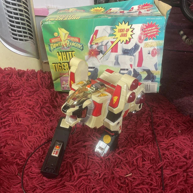 Power Ranger Switch Controller MIGHTY MORPHIN POWER Rangers White TigerZord Remote Control | Boxed ...