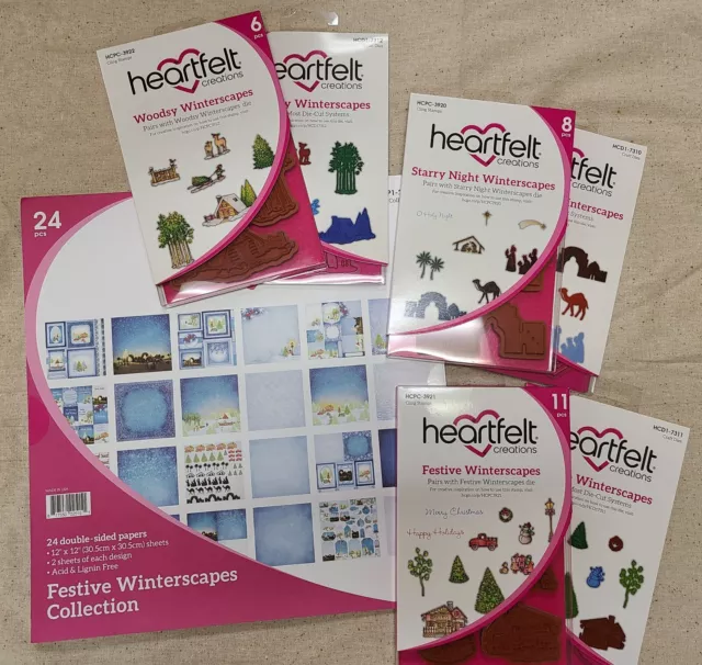 Heartfelt Creations Festive Winterscapes Collection I Want It All Collection