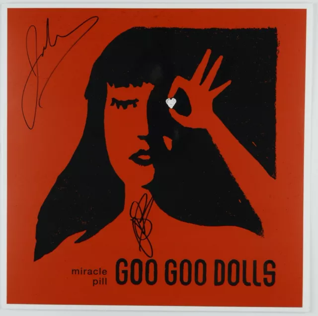 The Goo Goo Dolls JSA Signed Autograph Album LP Record Johnny Rzeznik Robby