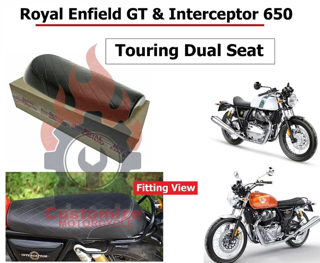 ROYAL ENFIELD &CONTINENTAL GT 650 & Interceptor 650" Black Touring Dual