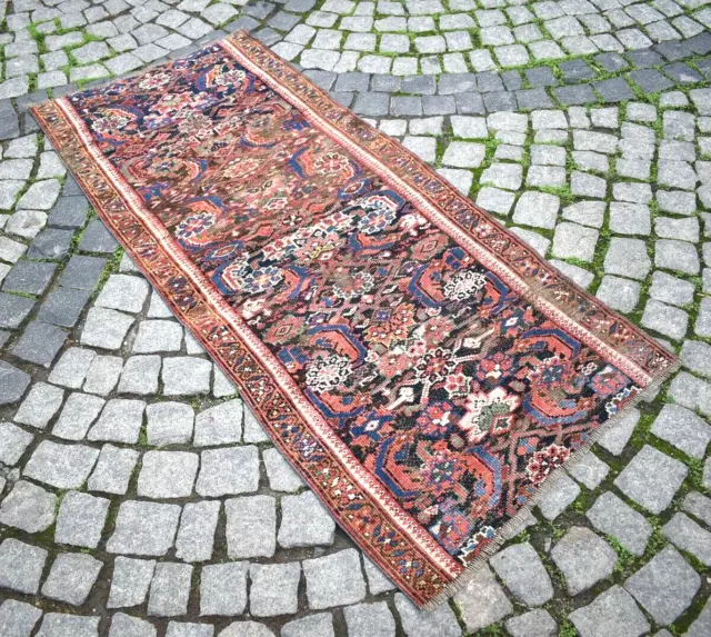 Fabulous Antique Caucasian Rug 31'' x 70'' Caucasian Collector's Fragment Carpet