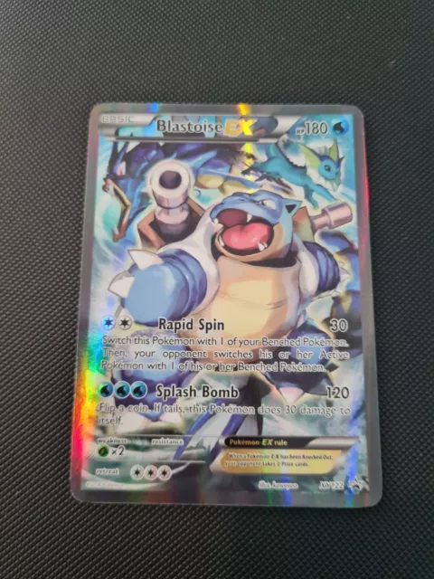 Pokemon Card - Black Star Promo Standard Size XY122 Bastoise EX Full Art Holo