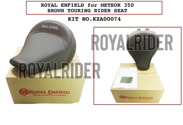 Selle Touring Confort Royal Enfield Meteor 350 - Originale Marron | Pour Longs Trajets