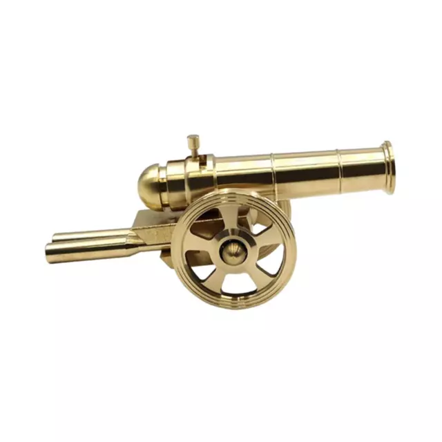 Cannon Model Brass Statue Decor Figurines Decorative Mini Figurine Souvenir for