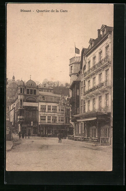 Carte Postale Ancienne Meximieux – Quartier De La Gare En Hiver – Ain (01)