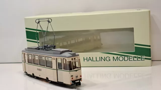 Halling Reko Triebwagen Halberstadt Museum Nr 29 mit Antrieb Neu H0 1/87