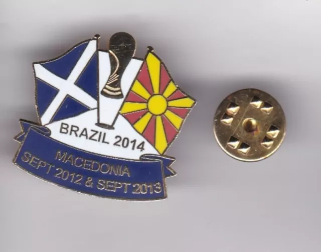 Scotland v Macedonia ( 2012-2013 )  -   lapel badge butterfly fitting