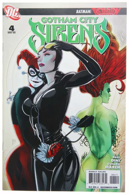 Gotham City Sirens 4 NM DC Comics 2009 Harley Quinn Catwoman Ivy 1st Print