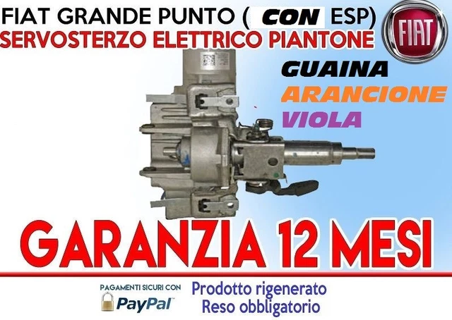 Colonne De Direction électrique Reconditionnée Pour Fiat Punto (jusqu'à 2008) Avec ESP - Réf. 55703372