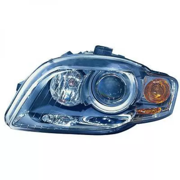 Faro anteriore bixenon sx A4 04-07 CABRIO 06- DEPO D1S+H7 motor reg el no c