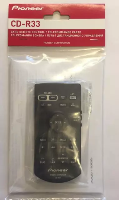 Pioneer CD-R33 Infra-red remote control for Pioneer DEH AVH SPH AVIC