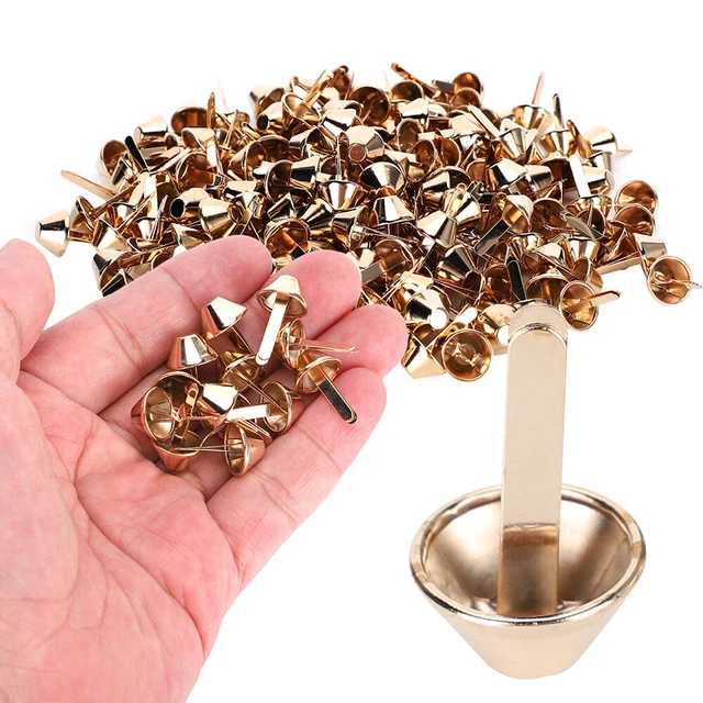 200 Pezzi Borsa Piedi Borchie Piedi Delle Borsette Cono Borchie 12mm Rivetti