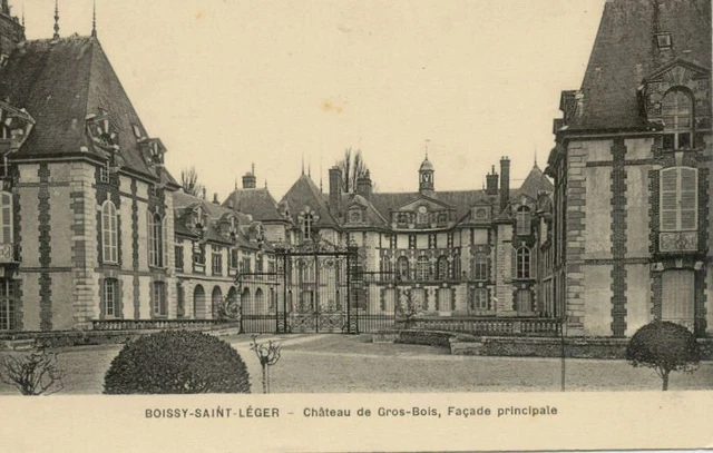 cpa BOISSY ST LEGER château de gros bois