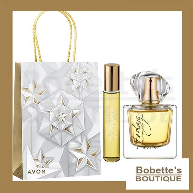 Coffret Cadeau AVON Attraction Pour Elle - 2 Produits Parfumés 50ml + Sac - Neuf Prêt à Offrir