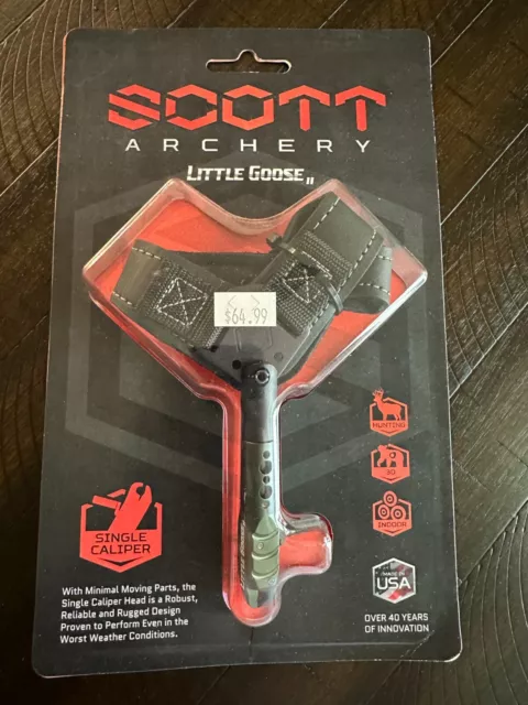 Scott Archery Little Goose II Release with Black Buckle Strap