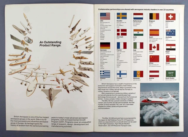 British Aerospace Bae125-800 Manufacturers Sales Brochure Cutaway Hs125 2