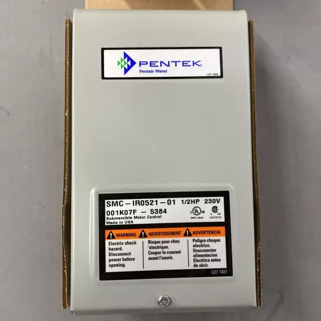 Pentair Pentek SMC-IR-0521-01 Submersible Motor Control 1/2 HP 230v