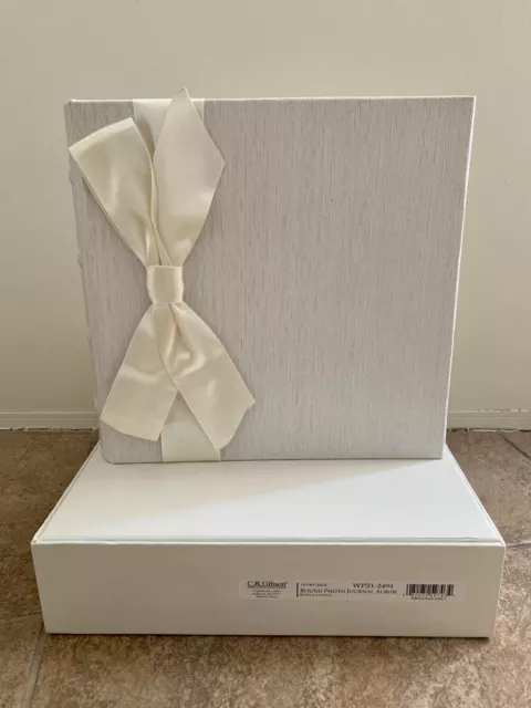 C.R. Gibson Ivory Silk Bound Wedding Photo Journal Album WP21-2494