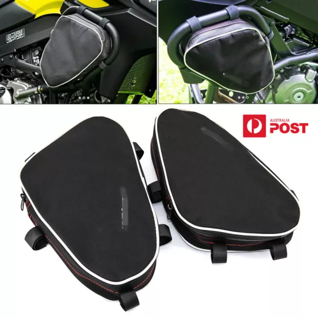 For Suzuki V-Strom DL650 DL1000 For Givi Kappa Frame Crash Bars Waterproof Bags