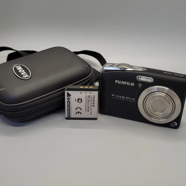 Fujifilm FinePix F50fd 12.0MP Compact Digital Camera Black Tested