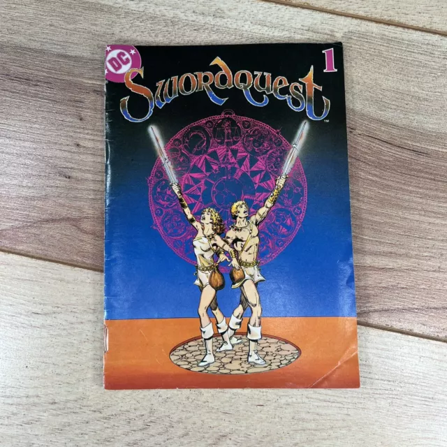 1982 DC Comics Swordquest #1 Atari Video Game mini comic promo