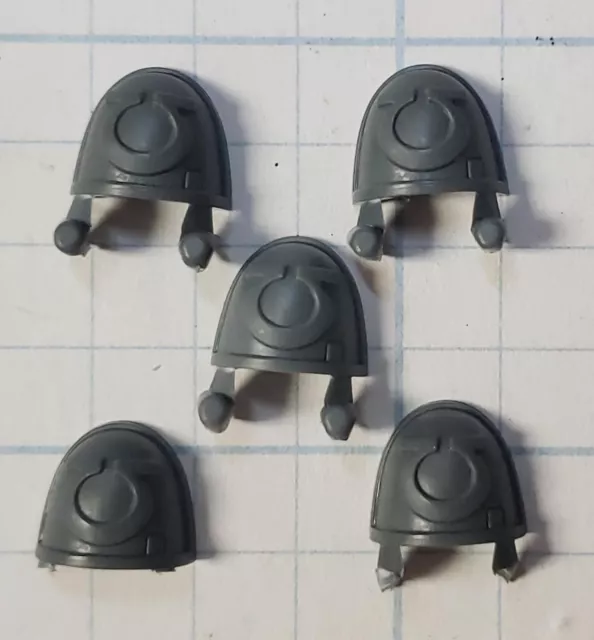 40k Space Marine Bits Deathwatch Veterans Shoulder Pad Ultramarines x5 Set