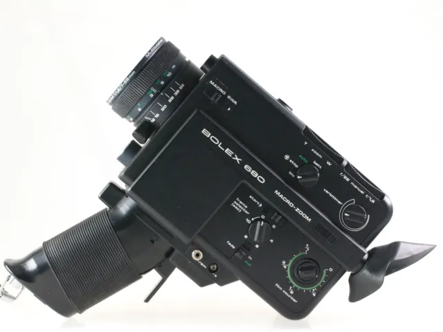 Bolex 680 Macro-Zoom Super 8 Fotocamera Macchina Fotografica Vintage