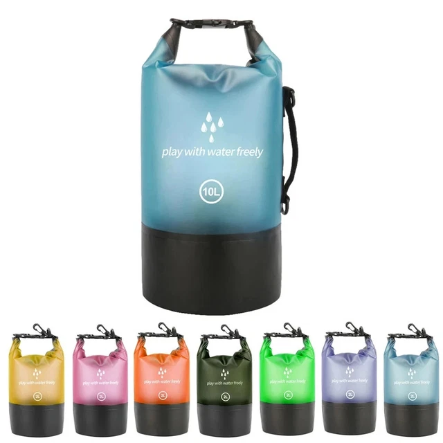 Wet Dry Bag Backpack - Clear Waterproof Backpack,5/10/20L Dry Bag for Kayaking