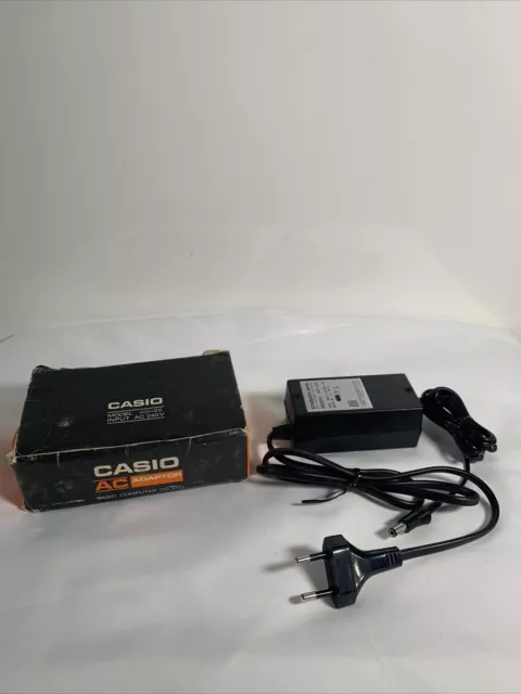 VINTAGE CHARGER CASIO AD 2S 220V DC 3V EU Plug Genuine Boxed