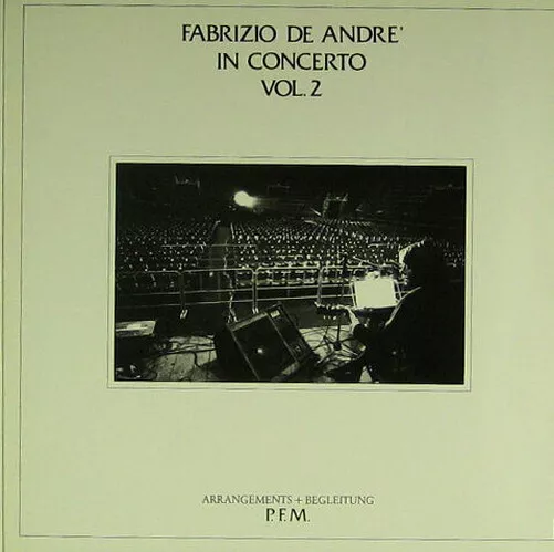 LP Fabrizio De Andre - IN Concerto Vol.2 Cleaned - Cleaned