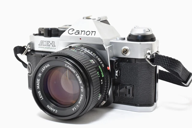 SERVICED* Canon T70 Classic 35mm Film Camera FD 1.8 50mm