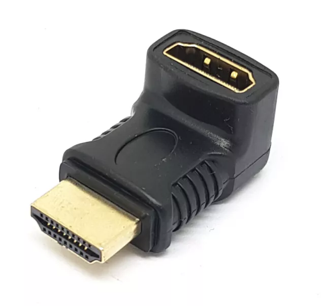 270 Degree Right Angle Angled HDMI Male to Female Adapter Connector Cable
