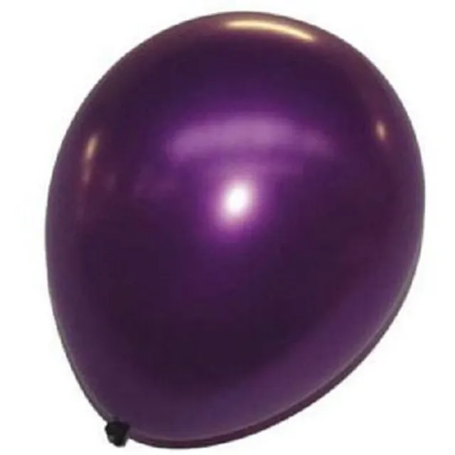 LOT 20/50/100 Ballons Nacrés VIOLET - Haute Qualité 3,2 grs - Latex 30 cm