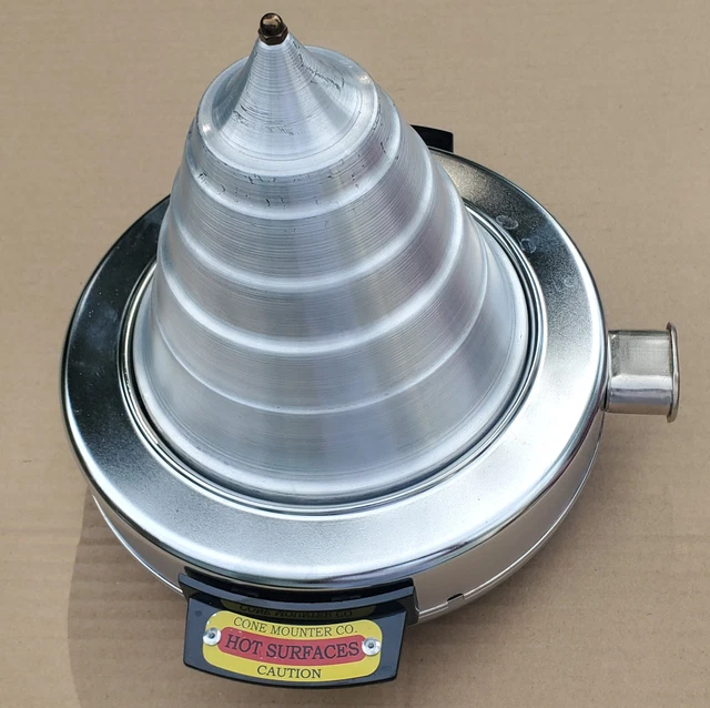 Bearing Heater, Cone Style. 120V.  725 Watts Used Once. Cone Mounter Company