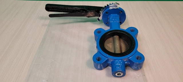 FNW  FNW712E DN50 3" BUTTERFLY VALVE w/ HANDLE 200 PSI EPDM SEAT SS416 STEM NEW