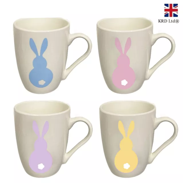 Easter Bunny Mugs Coffee Tea Hot Drink Glasses Bone China Cups Handle Gift UK