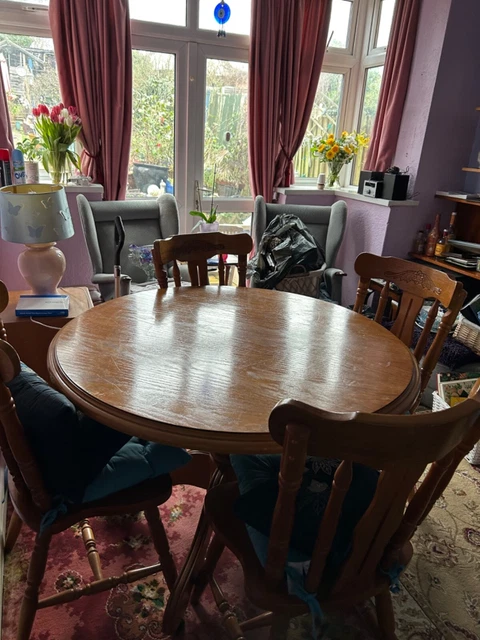 Used extendable dining table deals