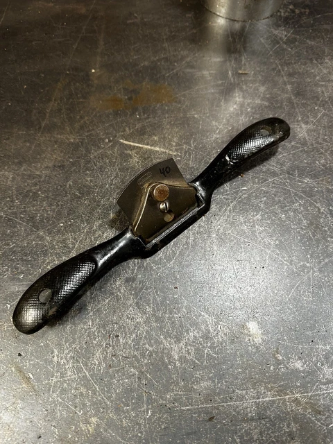 Vintage Stanley No. 51 Spoke Shave Flat Bottom Made in USA